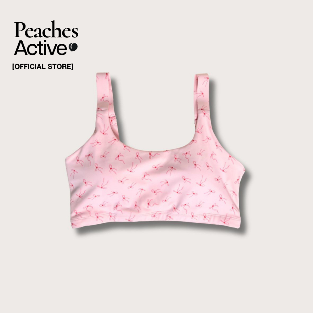 Peaches Active - Bow of Strength 3 in 1 Style Padded Bra