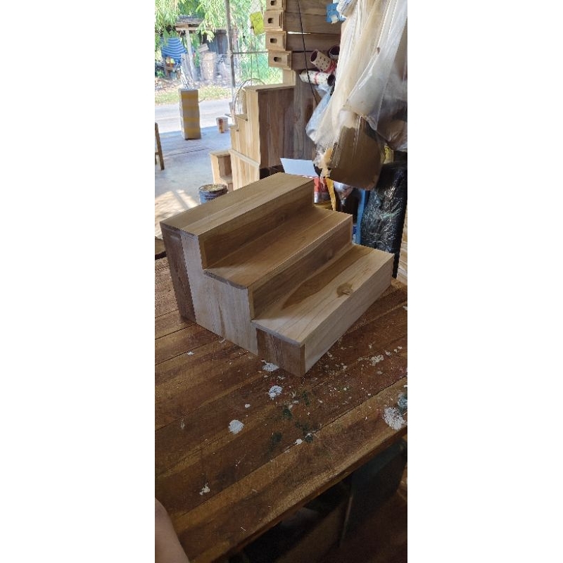 ชั้นวางของ/วางพระ/วางเอนกประสงค์แบบ3ชั้น(พ01) - รูปที่ 2