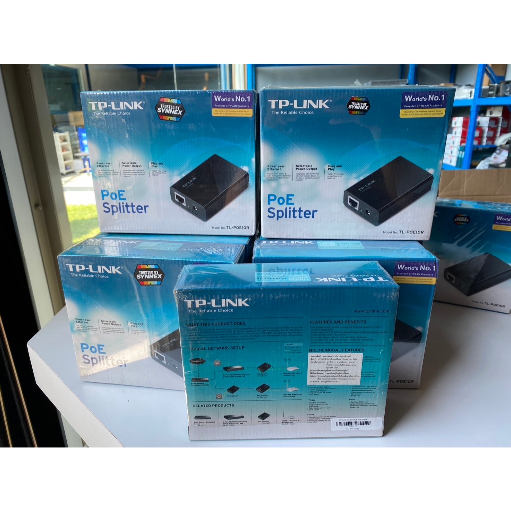 TP-Link TL-POE10R PoE Splitter Adapter รับประกันศูนย์