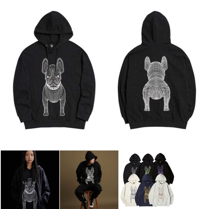 พร้อมส่ง [ใช้โค้ด30%ลด฿1,000] ของแท้ LifeWork Big Radog Printing Hooded T-shirt เสื้อกันหนาว เสื้อฮู้ดมีหมวก ลายหมา