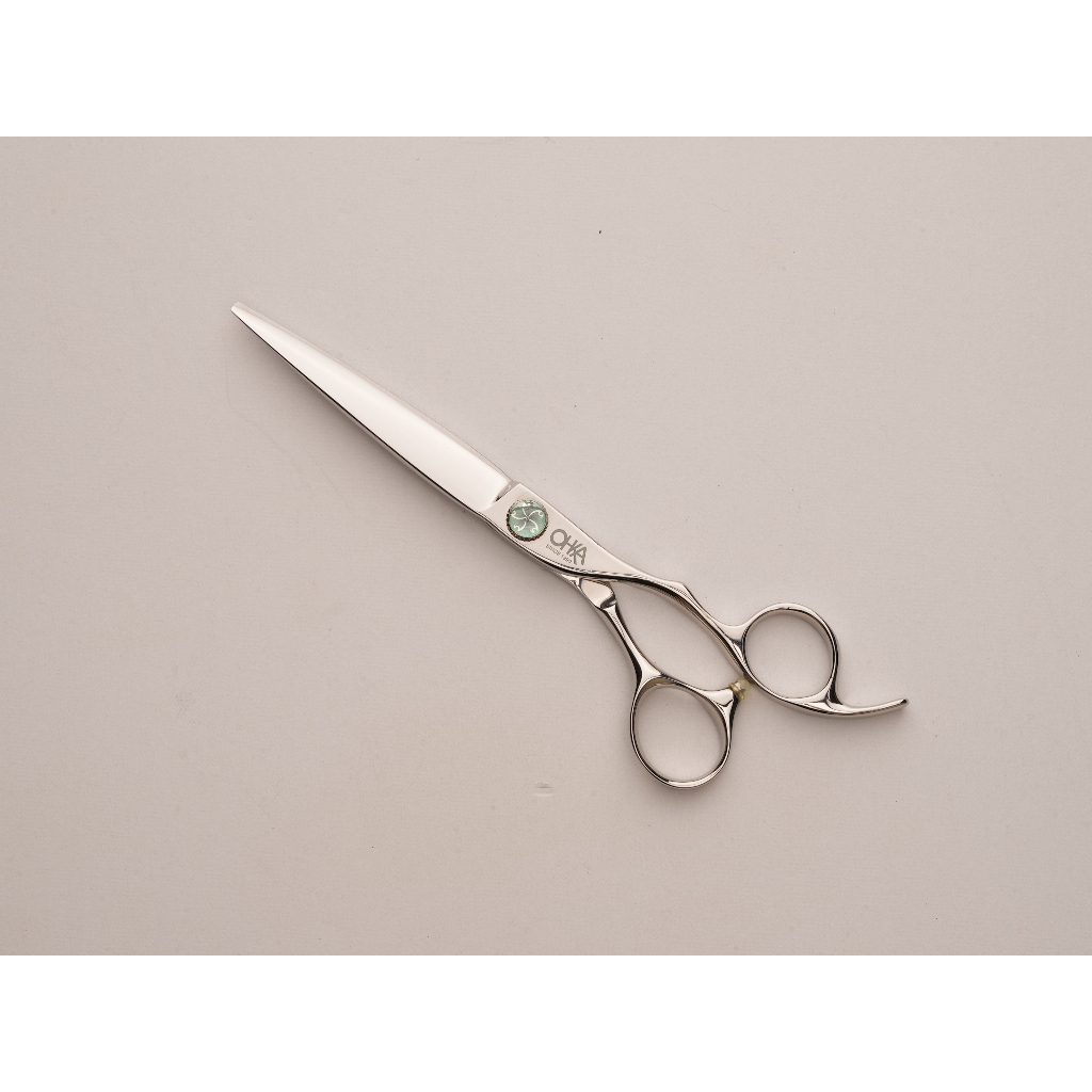 กรรไกร OHKA SAKURA รุ่น Ohka3 (รหัส365) กรรไกรตัดเเห้ง ตัดเปียก  ขนาด 6.5 นิ้ว มือขวา มีรับประกันแท้