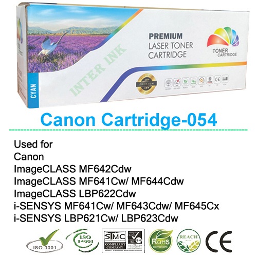 หมึกพิมพ์ Canon Cartridge-054 (สีฟ้า) Color Box