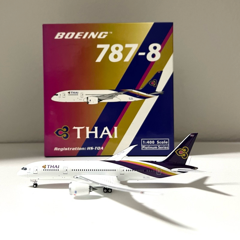 โมเดลเครื่องบิน Thai Airways การบินไทย B787-8 HS-TQA [พร้อมส่ง]
