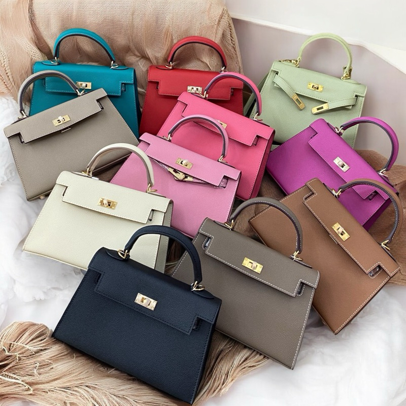 KL epsom 22cm หนังวัวแท้100% แบรนด์Lovera