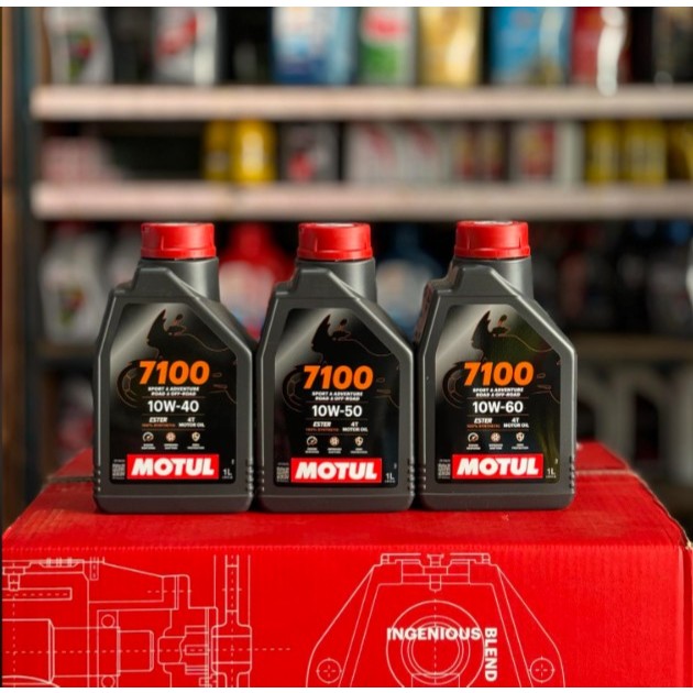 น้ำมันเครื่อง Motul 7100 ester 15W-50/10W-60 4T 1.0L