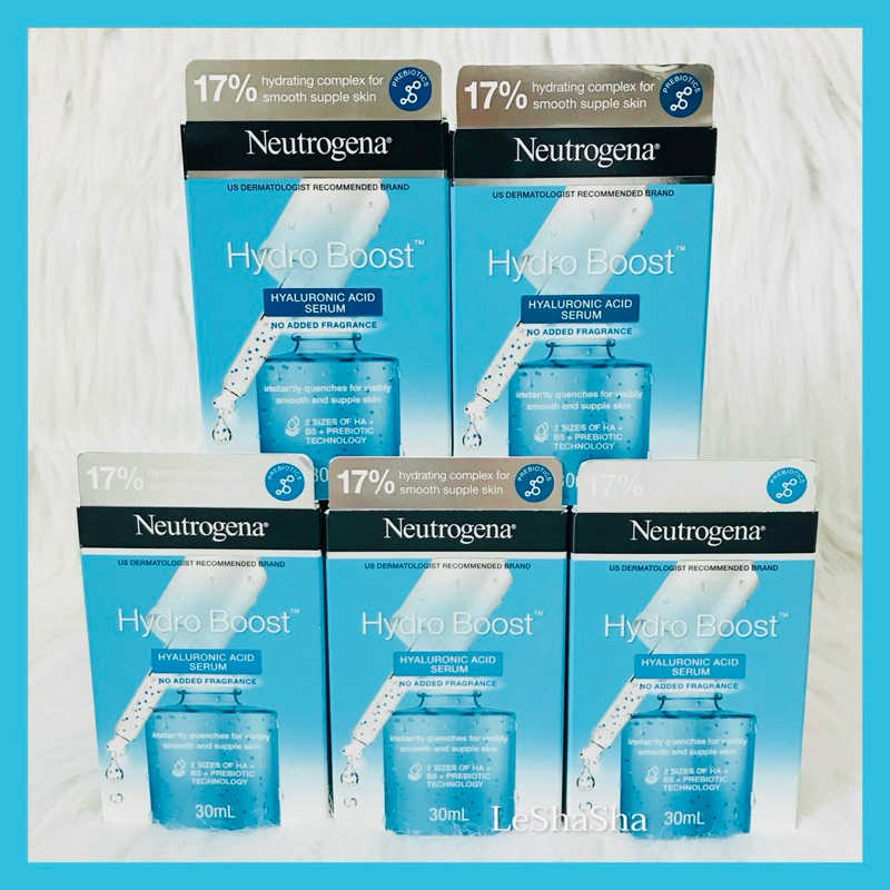 ของแท้ 100% Exp 31/05/2026 Neutrogena Hydro Boost Hyaluronic Acid Serum นูโทรจีนา ไฮโดร บูสท์ ไฮยาลูรอนิค แอซิด เซรั่ม