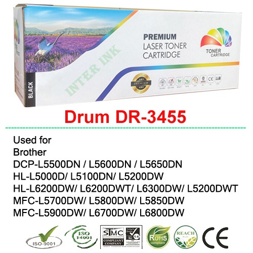 ดรัมเทียบเท่า Drum Brother DR-3455 สำหรับ Brother HL-L6200DW / HL-L6200DWT / HL-L6300DW Color Box