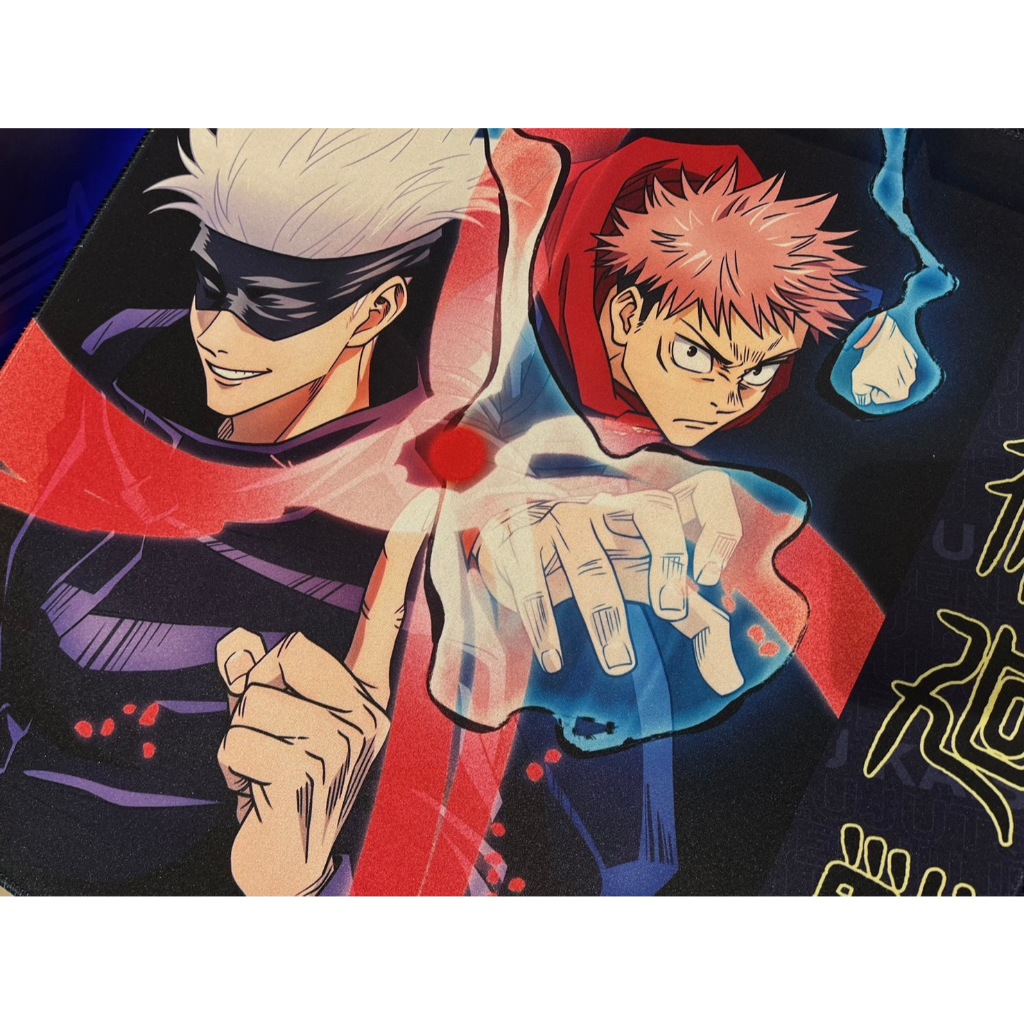 MouseMat “EGA I JUJUTSU KAISEN” แผ่นรองเมาส์ลายรวมตัวละครแบบสปีดด้วยผ้าทอพรีเมียม มาพร้อม Anti-Slip หลายขนาด