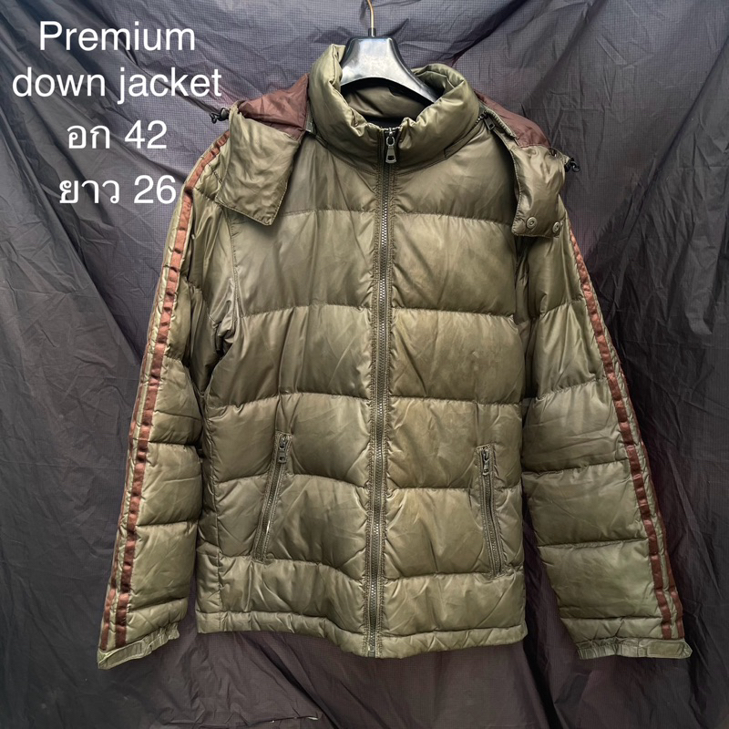 UNIQLO เสื้อกันหนาวขนเป็ด Premium Down Jacket ผู้ชาย Size L