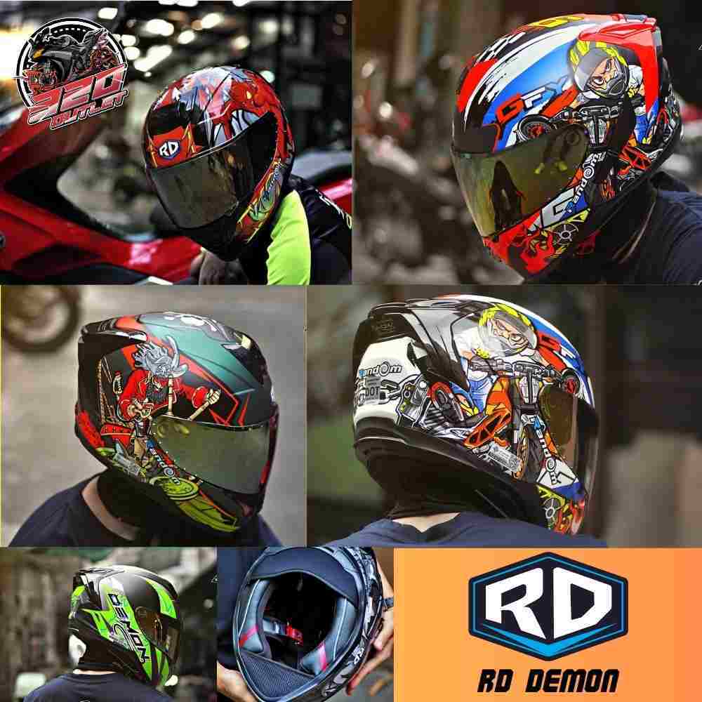 หมวกกันน็อคเต็มใบ RD รุ่น DEMON ส่งไว !! 320SP OUTLET