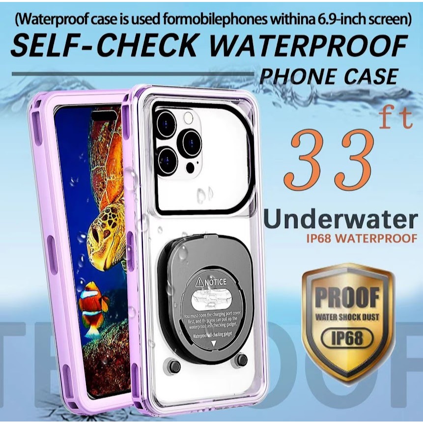 2025 IN70PRO IP68เคสโทรศัพท์กันน้ำทดสอบตัวเองสำหรับ Phone 11 12 13 14 15/16 PRO MAX 15PLUS เคสแบบสากล รูปที่ 8