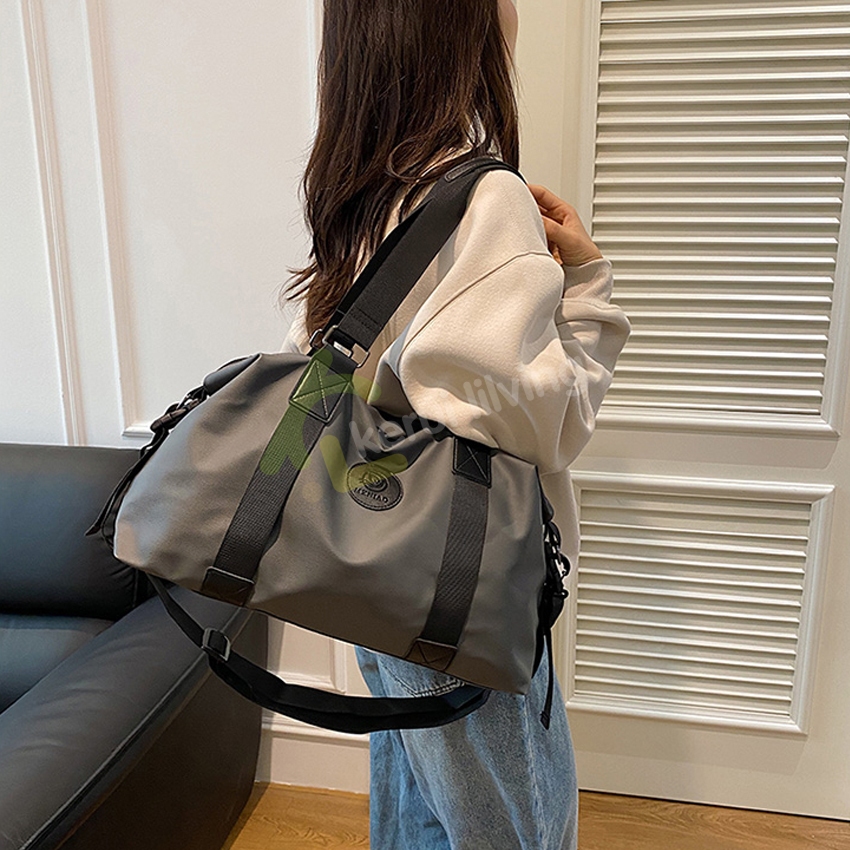 Allsking กระเป๋าสะพายข้าง+ถือ กระเป๋าใส่เสื้อผ้า ใบใหญ่ กระเป๋าเดินทาง Travel Bags มี 4สีให้เลือก