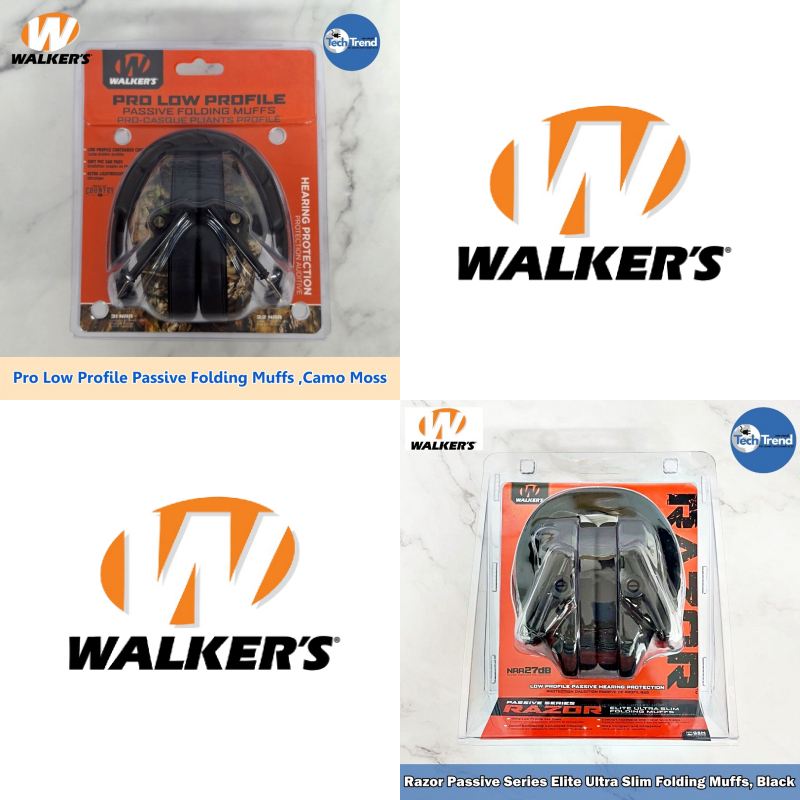 (Walker's) Razor Passive Series  Muffs ที่ปิดหูแบบพาสซีฟ ลดเสียงรบกวน น้ำหนักเบา