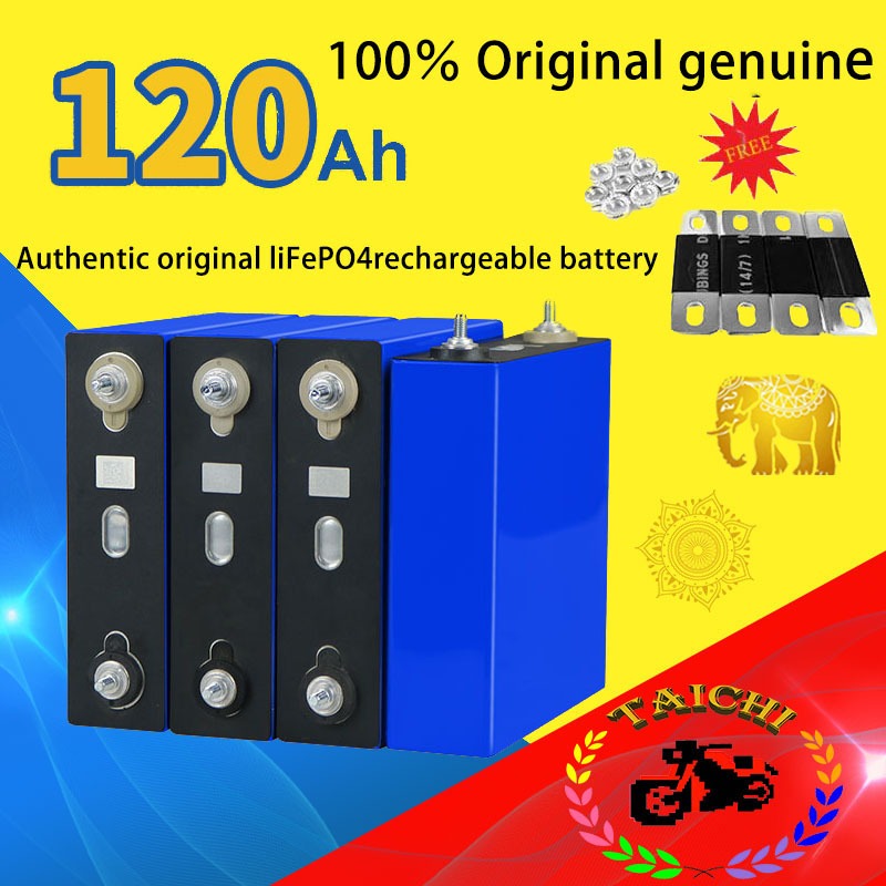 【COD+จัดส่งจากประเทศไทย】แบตเตอรี่  3.2V CATL  LiFePO4 120AH 4000 รอบ พลังงานสูง 120AH ปริซึมชนิด รับประกัน 1 ปี แบตเตอร