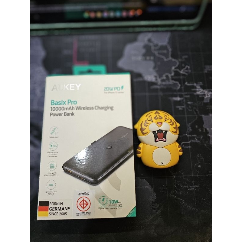 Aukey PowerBankชาร์จไวไร้สาย 10000mAh
