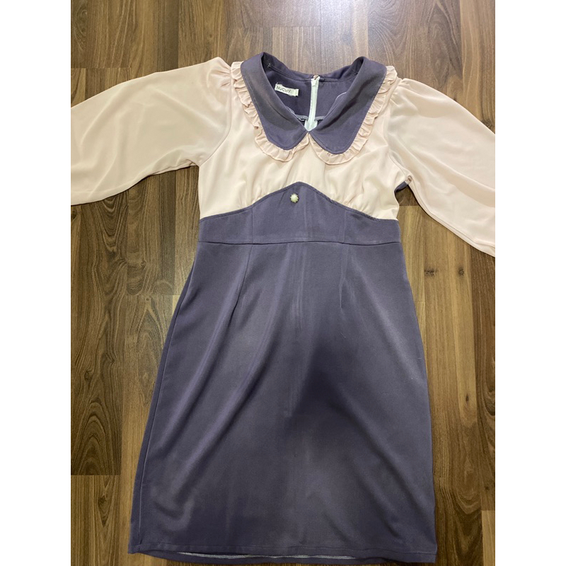 เดรสทำงานแขนยาว แบรนด์ Nuchy