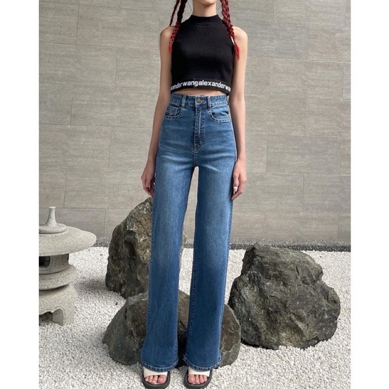 กางเกงยีนส์วินเทจ รุ่น KWANJAI (ขวัญใจ) Size 24