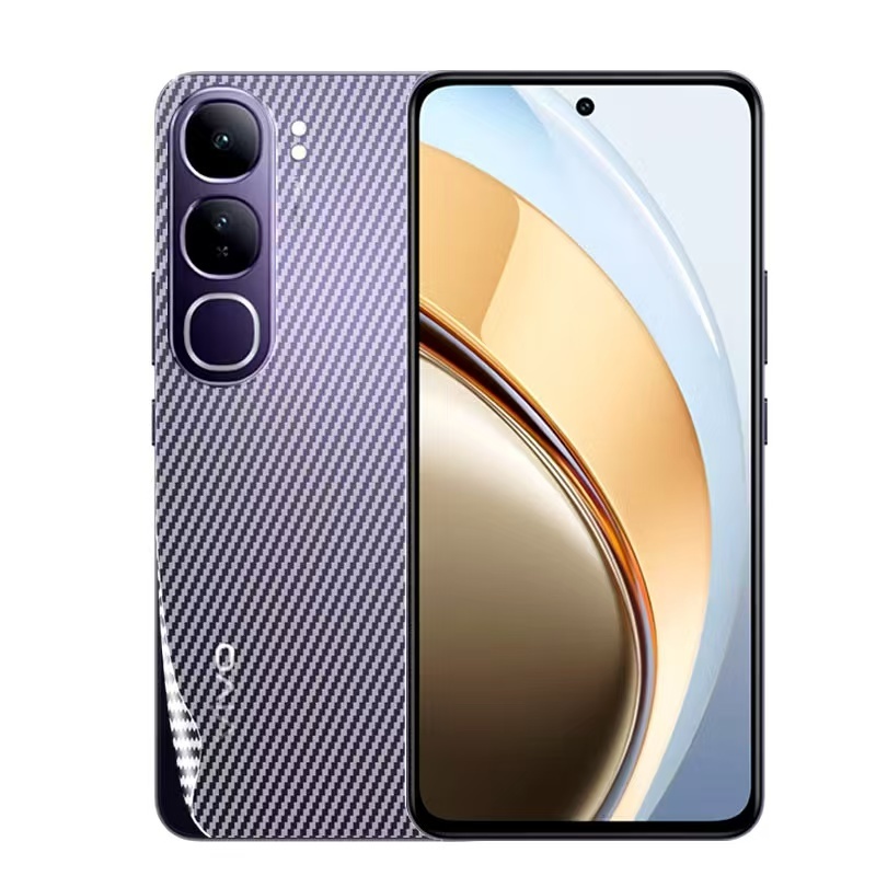 Vivo Y39 5G/Vivo Y04/Vivo Y29S 5G/Vivo Y300 5G/Vivo Y19Sตรงรุ่น(ส่งในไทย)ฟิล์มหลังลายเคฟล่าVivo V40 