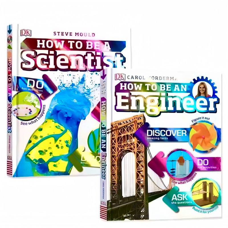 How to be a Scientist/an Engineer Children Book by DK ,Hardcover