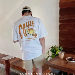 TOMORROW- เสื้อOVERSIZE/Premium ลาย COFFEE
