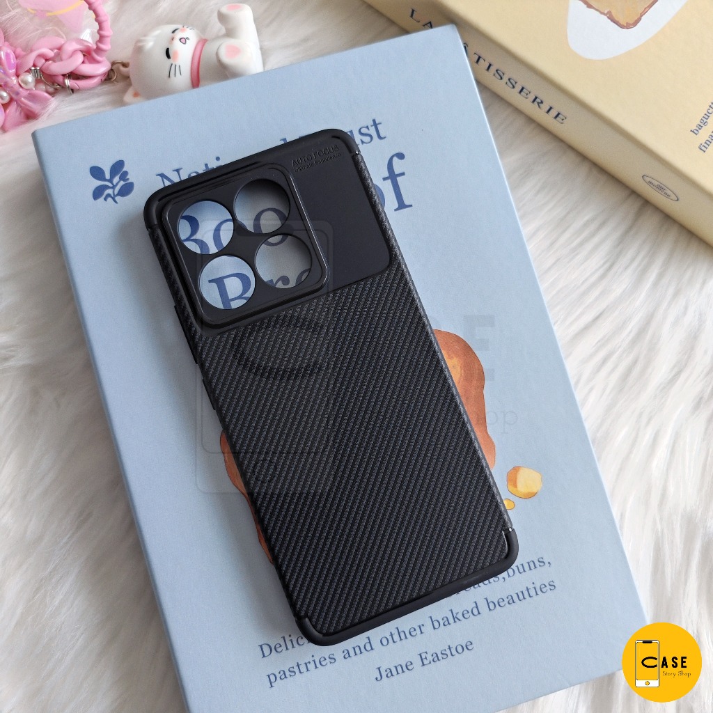 เคส Xiaomi 14T Pro / 14T ส่งจากไทย ซิลิโคนนิ่ม ลายคาร์บอนไฟเบอร์