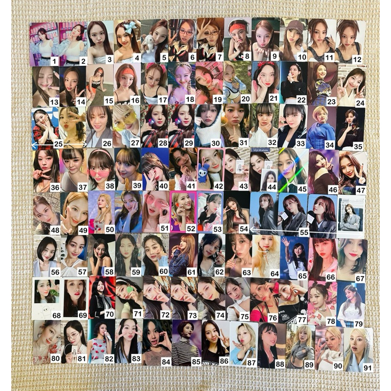 (พร้อมส่ง) การ์ดทไวซ์ TWICE photocard