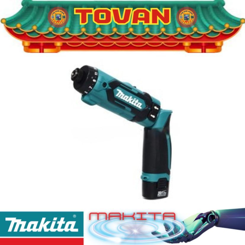 MAKITA รุ่น DF012DSE สว่านไขควงไร้สาย 7.2 โวลต์ (สินค้ามีคุณภาพ..พร้อมจัดส่ง..) # ออก..ใบเสร็จ-ใบกำก