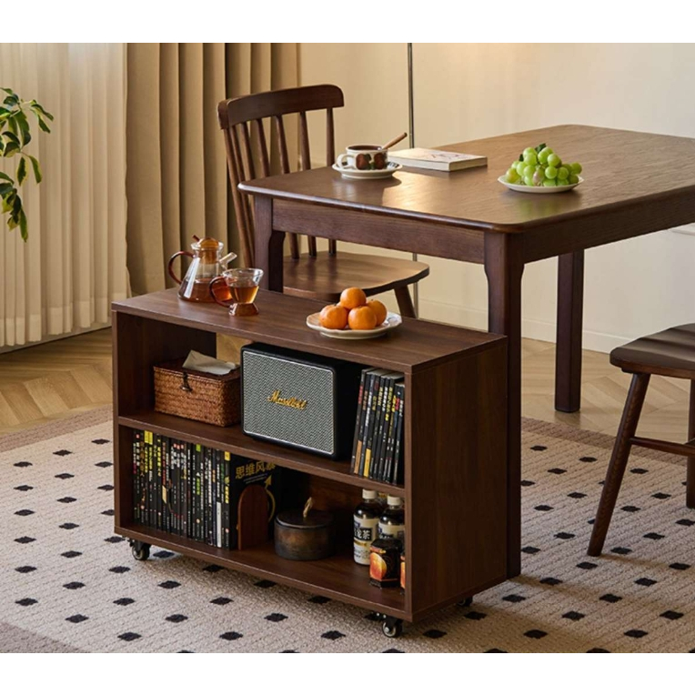 💢💢ห้องนั่งเล่นโซฟาสไตล์อเมริกันวินเทจด้านข้างโต๊ะกาแฟมือถือตู้เก็บของอเนกประสงค์สำหรับรถเข็นขนาดเล็ก - รูปที่ 3