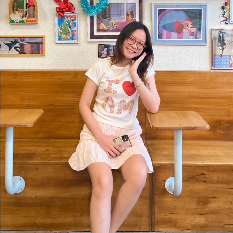 amusestuff-I AM t-shirt เสื้อยืดสุดน่ารักสกรีนลาย