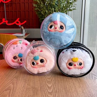 🔥จัดส่งจากประเทศไทย🔥babythree ถุงกันน้ำกลม Cry Baby กล่องใส่ กล่องใส่ กระเป๋าเก็บของกันน้ำ PVC แบบใส กระเป๋าจี้ 12/15cm