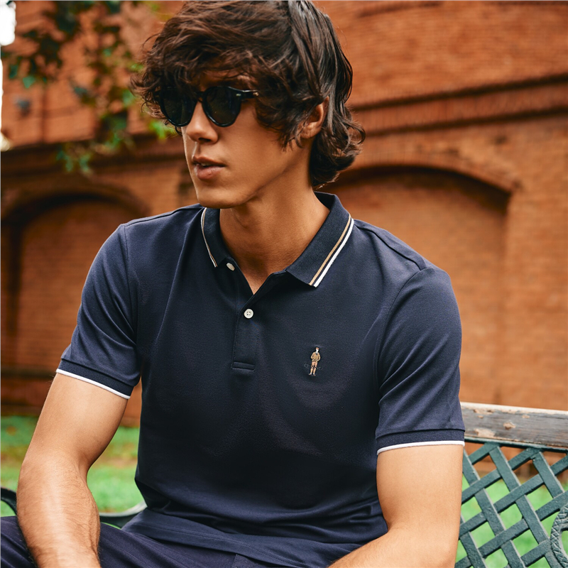 GIORDANO เสื้อโปโลผู้ชาย Classic man -Men's Classic man polo 01013260