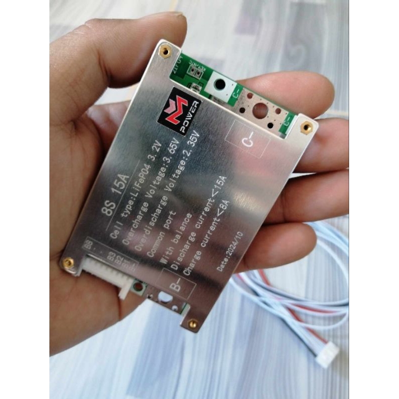 bms8s15a/mpower  กับแบตลิเธี่ยม3.2v