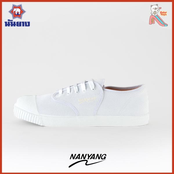 รองเท้านักเรียน รองเท้าผ้าใบ รองเท้านันยาง Nanyang รุ่น 205-S ขนาด 30-47 นันยาง