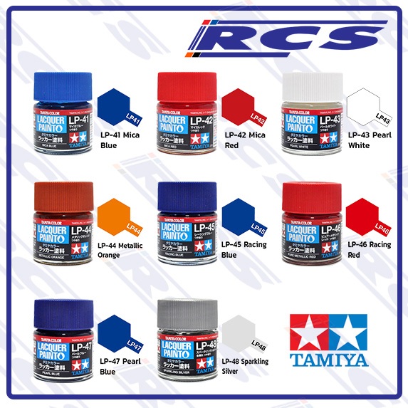 TAMIYA LACQUER PAINT 82141 LP-41 82142 LP-42 82143 LP-43 82144 LP-44 82145 LP-45 82146 LP-46 82147 L
