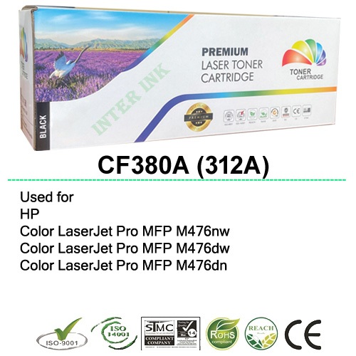 หมึกเลเซอร์ CF380A (312A) สีดำ Full Color