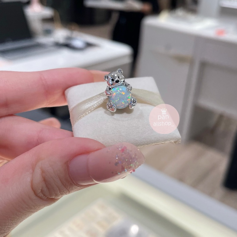 (ของแท้100%) Pandora Polar Bear Charm ชาร์มหมี แพนโดร่า โอปอ