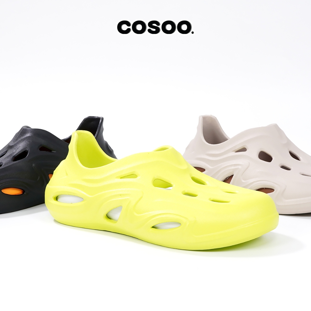 COSOO รองเท้าแตะ รองเท้าลำลอง สำหรับผู้ชาย แบบสวมหัวโต นุ่มสบายเท้า รุ่น CS-L05