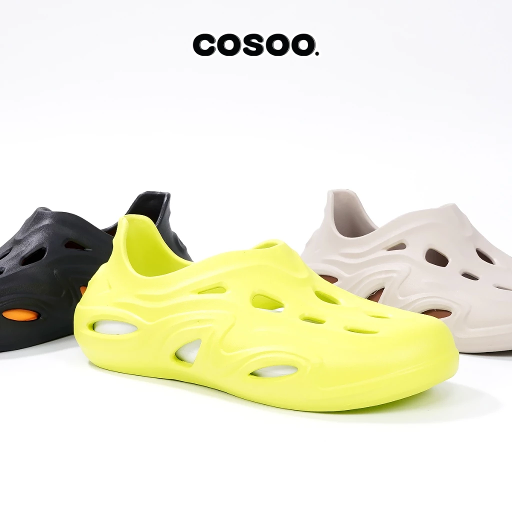 COSOO รองเท้าแตะ รองเท้าลำลอง สำหรับผู้ชาย แบบสวมหัวโต นุ่มสบายเท้า รุ่น CS-L05