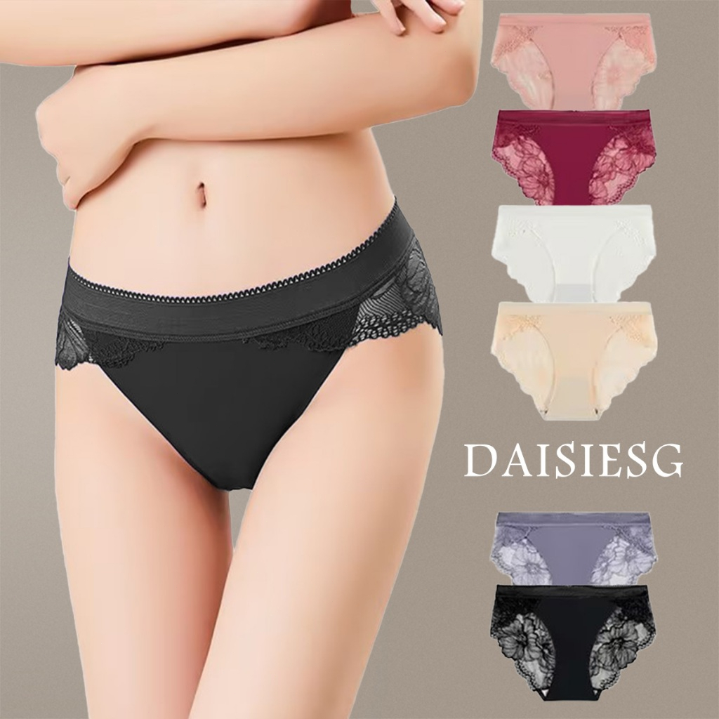 ลดล้างสต๊อก❗❗❗ Daisies_G  กางเกงในไร้ขอบ ใส่สบายตัดเย็บดี ผ้านิ่มไม่คัน ไม่ระคายเคือง มีให้เลือกหลายสี A18