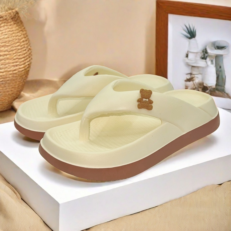 TIKP อุปกรณ์เสริมฟรี รองเท้าแตะ fitflop สำหรับผู้หญิง EVA พื้นหนา กันลื่น รองเท้าแตะลําลอง รองเท้าเต