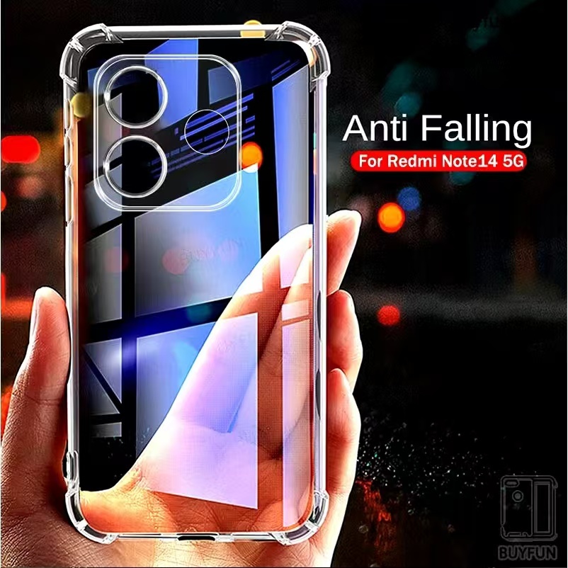 Redmi Note 14 SE 5G/Redmi Note14S 4GเคสTPUใสกันกระแทกแบบคลุมกล้องRedmi Note14/Redmi Note 14Pro/Redmi