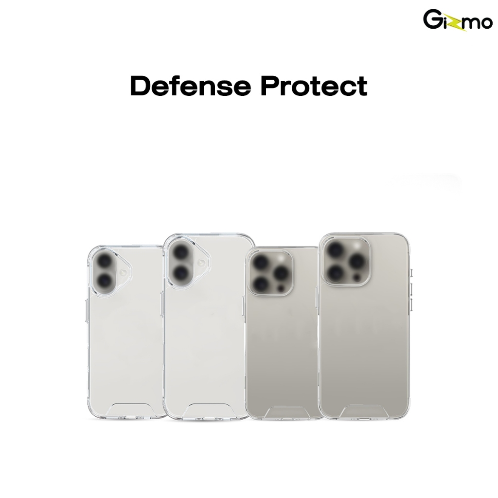 Gizmo รุ่น 16 16+ 16 pro 16 pro max Case Defense Protect เคสใส เคส กันรอยขีดข่วน กันกระแทก