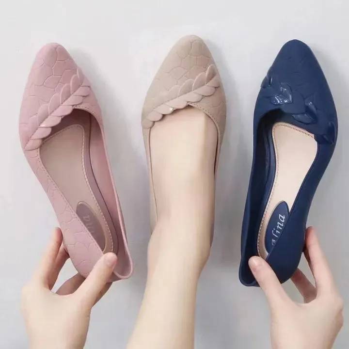 รองเท้าคัชชูเจลลี่ รองเท้าแฟฃั่น มีหลายสีให้เลือก รุ่น TX037