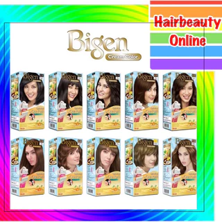 #บีเง็น ครีมคัลเลอร์ 40 กรัม #Bigen #CreamColor #onepush #วันพุช ปิดผมขาว ใช้ง่าย สะดวกสบาย