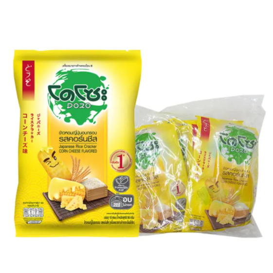 [ส่งฟรี] โดโซะ ข้าวหอมญี่ปุ่นอบกรอบ 54-65 กรัม คละรส