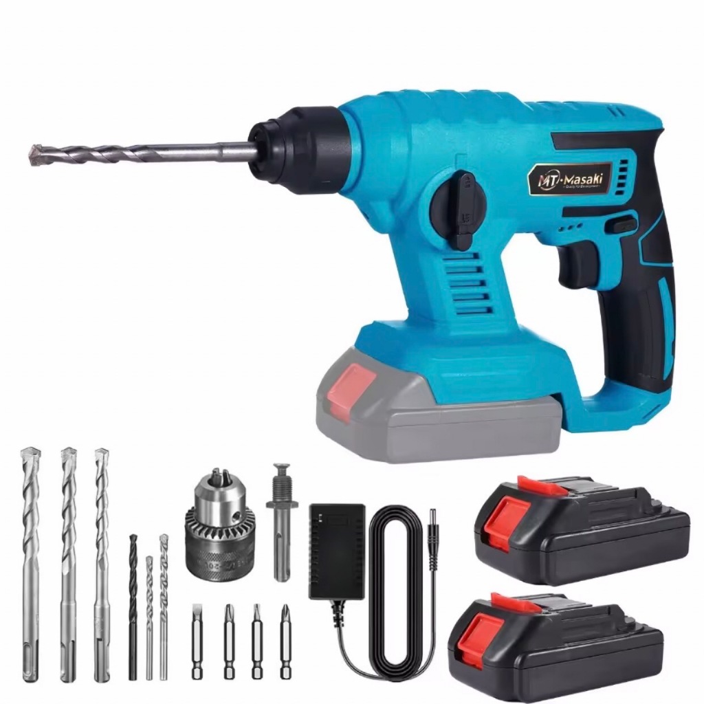 MASAKI 21VF เครื่องเจาะคอนกรีต ค้อนโรตารี Jack Hammer เจาะ MT-900T ไร้แปรงถ่าน