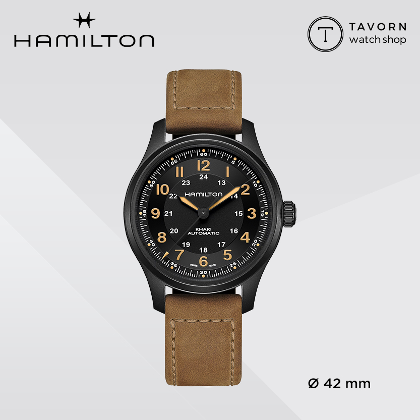 นาฬิกา Hamilton Khaki Field Titanium Auto 42mm รุ่น H70665533