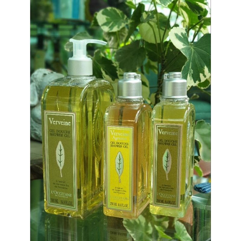 #ไซส์ใหญ่จุใจ เจลอาบน้ำ เวอร์บีน่า กลิ่นหอมสดชื่น Verbena Shower Gel & Body Lotion