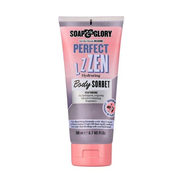 Soap & Glory PERFECT ZEN Body Sorbet 200ml.โซฟแอนด์กลอรี่ เพอร์เฟค เซน ไฮเดรติ้ง บอดี้ ซอร์เบท