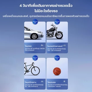 Keluer Portable Electric Air Pump ปั้มลมแบบพกพา หน้าจอแสดงผล LED ชาร์จไฟได้ ที่เติมลมยางรถ